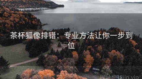 茶杯狐像排错：专业方法让你一步到位